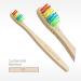 Eco-Friendly HDP Kids Bamboo Toothbrush Pack of 8 - Bonus Colors | Sustainable Kids Oral Care - Buy Online on GoSupps.com