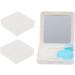 Partykindom Contact Lens Case Set - 9-Sentence Storage Kit with Suction Holder Perfect for Travel & Halloween - 3 White Containers 6.5x6.5x2cm - Buy Online on GoSupps.com