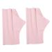 Housoutil 1 Pair Ice Silk Nail Gloves Toilet Flush Handle Sun Fingerless Gloves Ceramic Toothbrush Holder Nail Lamp Gloves Nail Building Gel Sun Gloves Nylon Anti Gloves Uv Miss Pink