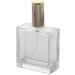 Kosmetex 100ml Square Glass Bottle with Gold Atomizer Luxury Perfume Container for International Shipping - Buy Online on GoSupps.com
