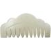Mtse Natural Guasha Stone Head Therapy Massage Hair Comb Scalp Massager Tool - SPA Treatment - Buy Online on GoSupps.com