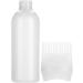 SIXRUN Hair Dyeing Bottle Brush Shampoo Comb Applicator Tool for Professional Home Purple Pink White Plastic 160ml (White) - Buy Online on GoSupps.com
