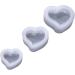 PRETYZOOM Resin Molds 9 pcs Use Drop Crystal White Silicone Heart Accessories Molds Home for DIY Store Cake Mold Shaped Mx3pcs Whitex3pcs - Buy Online on GoSupps.com
