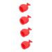 Baluue 4pcs Silicone Fish Lip Filler (red) Lip Enhancer Lab Lip Suction Plumping Tool Plumpit 8.2x6cmx4pcs Redx4pcs