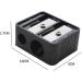 Professional Eyebrow & Lip Liner Pencil Dual Hole Makeup Sharpener for Perfect Precision | Essential Office & School Supplies - Buy Online on GoSupps.com