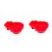 Ciieeo 2 Pcs Baking Mold Christmas Baking Tool Silicone DIY Mold Silicone Cookie Molds Baking DIY Resin Moulds Clay Molds Candle Molds Decorations Micro-Wave Oven Silica Gel 17.8X15.5X3CM As Shown