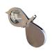 Magnifying 30mm 3X Pocket Folding Magnifier Reading Magnifying Glass Loupe with Key Chain Silver (Color : Silver) Good Times