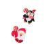 WHAMVOX 50 Pieces Candy Lollipop Decoration Candy Lollipop Decorations Christmas Card