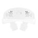 Anti Snoring Device Professional Electric Intelligent Anti Snoring Apparatus Device Dilate Nasal and Make The Air Pass Nasal Passageway Through Health Care Accessory(White)