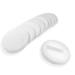 10pcs Powder Puff Cotton Cosmetic Powder Makeup Puffs Pads with Ribbon Face Powder Puffs for Loose and Foundation 2.36 inch. (White) Color3