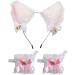 TQUXNGA 1set Halloween Cosplay Ear Headband and Choker/Lace Cuffs/Tail Cosplay Lovely Costume Party Accessories for Adult 5 - Buy Online on GoSupps.com