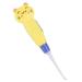 Ear Wax Removal Led Ear Wax Removal Tool Lighted Ear Wax Removal Tool Cartoon LED Flashlight Earpick Earwax Remover with Scoop Tweezers for Infant Baby (Yellow Kitten)