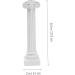 LIFKICH Wedding Decorations Decorative Candleholder 1pc Ancient Roman Column Candlestick Desktop Resin White Dinner Party Air Column Sculptures Home Decor Country Decor White 21.5X5.1X5.1CM - Buy Online on GoSupps.com