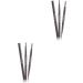 FOMIYES 2pcs 2 1 Eyebrow Pen Eyebrow Makeup Eyebrow Pencil Waterproof Eyebrow Brush Makeup Tools - Buy Online on GoSupps.com