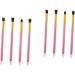 Baluue 8 Pcs Eye Make-up Brush Kit Foundation Makeup Eyeshadow Brushes Professional Eye Cosmetic mediumx2pcs Pink+goldx2pcs - Buy Online on GoSupps.com