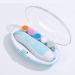 Baby Electric Nail Trimmer Set Baby Electric Nail File 6 in 1 Baby Nail Clipper with LED Light and Grinding Heads for Newborn Infant Toddler Adults (Blue) Nail Care Kit for All Ages