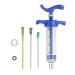 LILYS PET Young Birds Feeding Syringe,Plastic and Perspex Material,Used for Feeding Milk for Young Birds or Feeding Medicine for Sick Birds  20ml and 2+2.5+3mm Hose