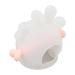 Teething Soothing for Baby Safe Food Grade Silicone Baby Soother Toy for Teething Relief (Transparent Pink)