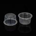 Xshelley (50PcS) PE material plastic cup with lid  pudding  yogurt  sauce  sampling  cake  transparent jelly cup - Buy Online on GoSupps.com