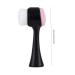 Manual Face Scrubber & Silicone Cleansing Brush - 2 in 1 Exfoliating Face Wash Tool for All Skin Types - Buy Online on GoSupps.com