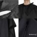 Black Waterproof Hair Salon Cape 59x47 Inch Pack of 3 - Professional Barber Cape with Metal Snap Closure for Adults - Water Resistant Hairdressing Cape - Buy Online on GoSupps.com