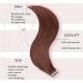 Hotlulana 14 Inch Dark Red Brown Tape-In Extensions | 100% Remy Real Hair | 40g Skin Weft | 20 PCs #33 - Buy Online on GoSupps.com