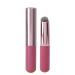Silicone Lip Makeup Brush Angled Rounded Concealer Tool Portable Round Head Like Fingertips Soft Lipstick Brushes Makeup Tools (Color : 01 with brush cover)
