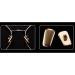 2 Pairs Metal Screw-In Eyeglass Nose Pads - Rectangular Replacement Set for Eyeglass Repair - Durable Gold Nose Pads - Buy Online on GoSupps.com