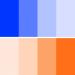 Color Correction Gel Filter 8 Pack 16x20 inches Blue Orange Photography Lighting gels Sheet for Photo Studio Flashlight Led Light