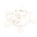 Children's toothed toys cartoon turtle silicone bite ring in food quality soft and burr -free tooth turtles toys (beige)