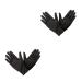 Beavorty 6 Pairs Protective Gloves Jewelry Inspection Gloves Serving Gloves Jewelry Etiquette Gloves Stretchy Gloves Elastic Etiquette Gloves Jewelry Gloves Clothing Travel Outdoor