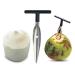 Stord Coconut Opener for Fresh Green Young Coconut Water - Works With Peeled Thai Young White Coconuts - Open in Seconds Super Safe Easy and Fast