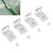 Pssopp 4Pcs Fish Tanks Glass Cover Clip Stainless Steel Aquarium Glass Cover Support Bracket Holders Universal Lid Clips for Rimless Aquarium 5mm