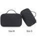 ONEGenug Double Layer Makeup Bag with Mirror - Stylish Black Cosmetic Bag for Women | 20x12x8 cm | International Shipping Available - Buy Online on GoSupps.com