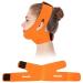 V Face Line Belt | Face Slimming Chin Lift Up Anti Wrinkle Sleep Strap - Orange - Buy Online on GoSupps.com