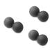 Healvian 3st joint massage ball Massage device Elastic exercise straps massage roller exercise tapes for arms rabbits for women peanut massage microfiber cloth Sport Madorical trading mediumx3Pcs blackx3st