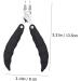 Housoutil 1pc Folding Hawk Mouth Pliers Nursing Fingernail Clipper Ingrown Toenail Practical Nail Clipper Useful Nail Clipper Fingernail Toenail Clipper Stainless Steel - Buy Online on GoSupps.com