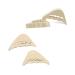 3 Pairs Shoes Head Pad Shoe Pads for High Heels Denim Belt Shoe Filler Forefoot Shoe Cushions Forefoot Pads Metatarsal Support Pads Insole for Shoes Straw Brush Plug Women's Sponge
