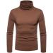 MAQUIDE Men's Slim Fit Thermal Turtleneck Sweater - Dark Brown | Size Medium - Buy Online on GoSupps.com