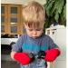 Bamboo Mittens for Eczema Age 1-2 Kids Dry Skin Eczema Gloves Overnight Moisturizing for Children 3 Pairs 1 - 2 Year - Buy Online on GoSupps.com