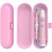 Portable Electric Toothbrush Case - Travel Bag for 3-Piece Toothbrush Set | Black White Pink | Ideal for Camping & School - Buy Online on GoSupps.com