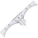 Hemoton Scale Ruler 30 Pcs Microblading Eyebrow Ruler Eyebrow Measure Ruler Sticker Eyebrow Guide Measure Tool Makeup Gadgets - Buy Online on GoSupps.com