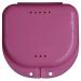 Our false tooth container teeth storage box case bathing box dental appliance prosthesis dental care electrical toothbrush battery operations (pink one size) pink unit size