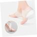 NOLITOY Silicone Heel Insole Socks - Height Increase Pad & Cup Sleeve Protectors | White Size 4 for Comfort & Support - International Shipping Available - Buy Online on GoSupps.com