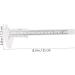 FRCOLOR 5pcs Eyebrow Measuring Ruler Mini Tools Portable Ruler Portable Caliper Plastic Ruler Pocket Student - Buy Online on GoSupps.com