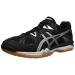 ASICS Men's GEL-Tactic Volleyball Shoe 12 Black/Onyx/Silver