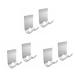 Cabilock 6 pc hooks for bathroom hook razor hook hooks for storing the razor razor organizer shower plug holder hook shaving hooks wardrobe storage walls