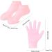 Lovehomily Anti Slip Foot & Hand Spa Mask Pedicure Socks & Moisturizing Gloves Silicone Hands Protective Gloves Prevents Dryness for Feet/Hand Care (Pink) - Buy Online on GoSupps.com