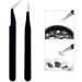 Telabeautix Tweezers Set of 2 Straight and Curved Black - Buy Online on GoSupps.com
