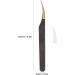 Professional Ergonomic Eyelash Extension Tweezers - Portable Stainless Steel Safe & Curved for Salon Use - Buy Online on GoSupps.com